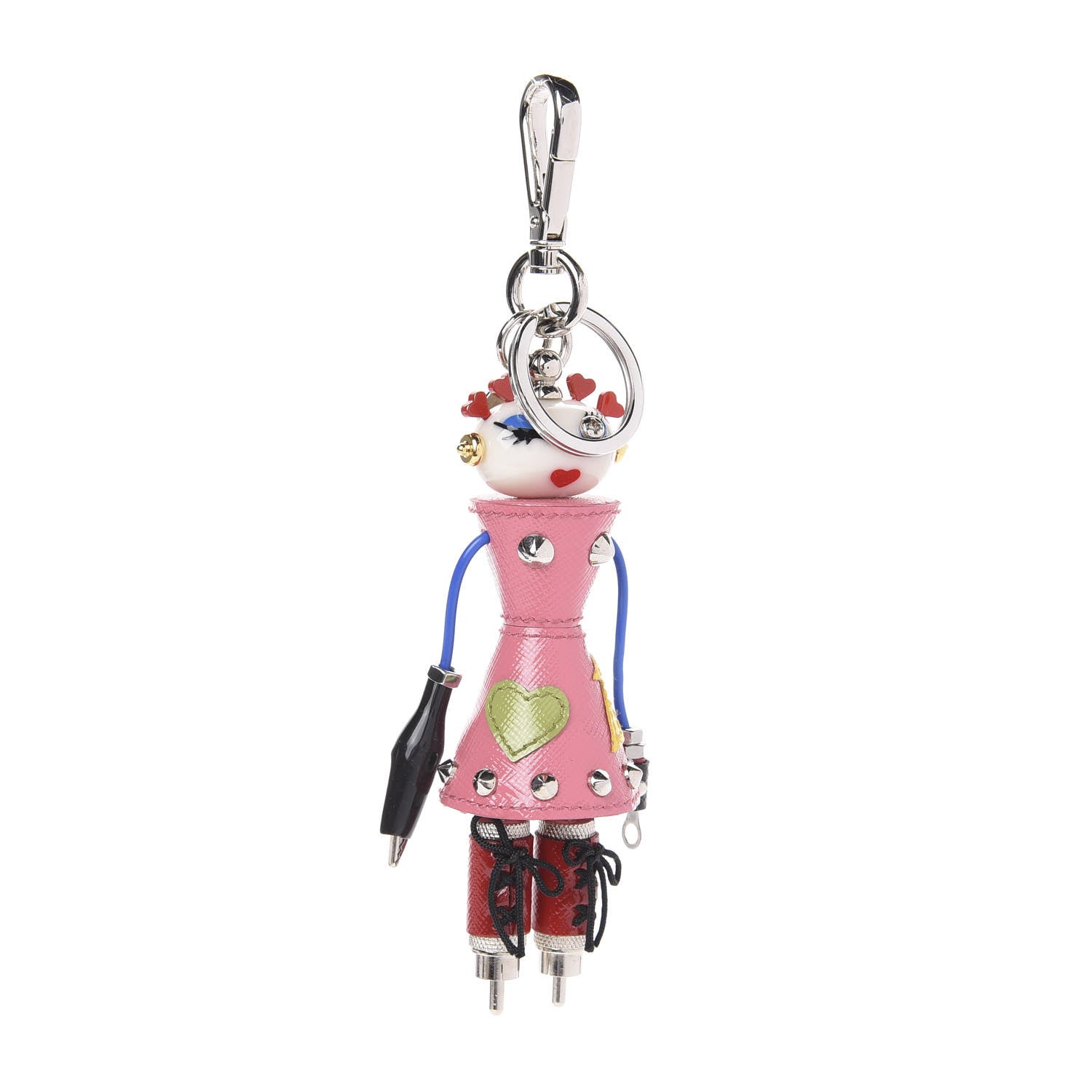 Prada Robot Trick Keychain Begonia 1 of 2