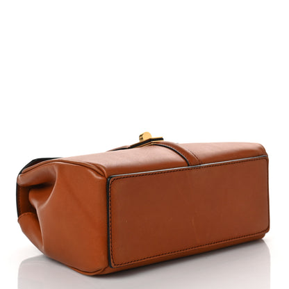 Celine Satinated Calfskin Mini 16 Top Handle Bag Tan 3 of 7