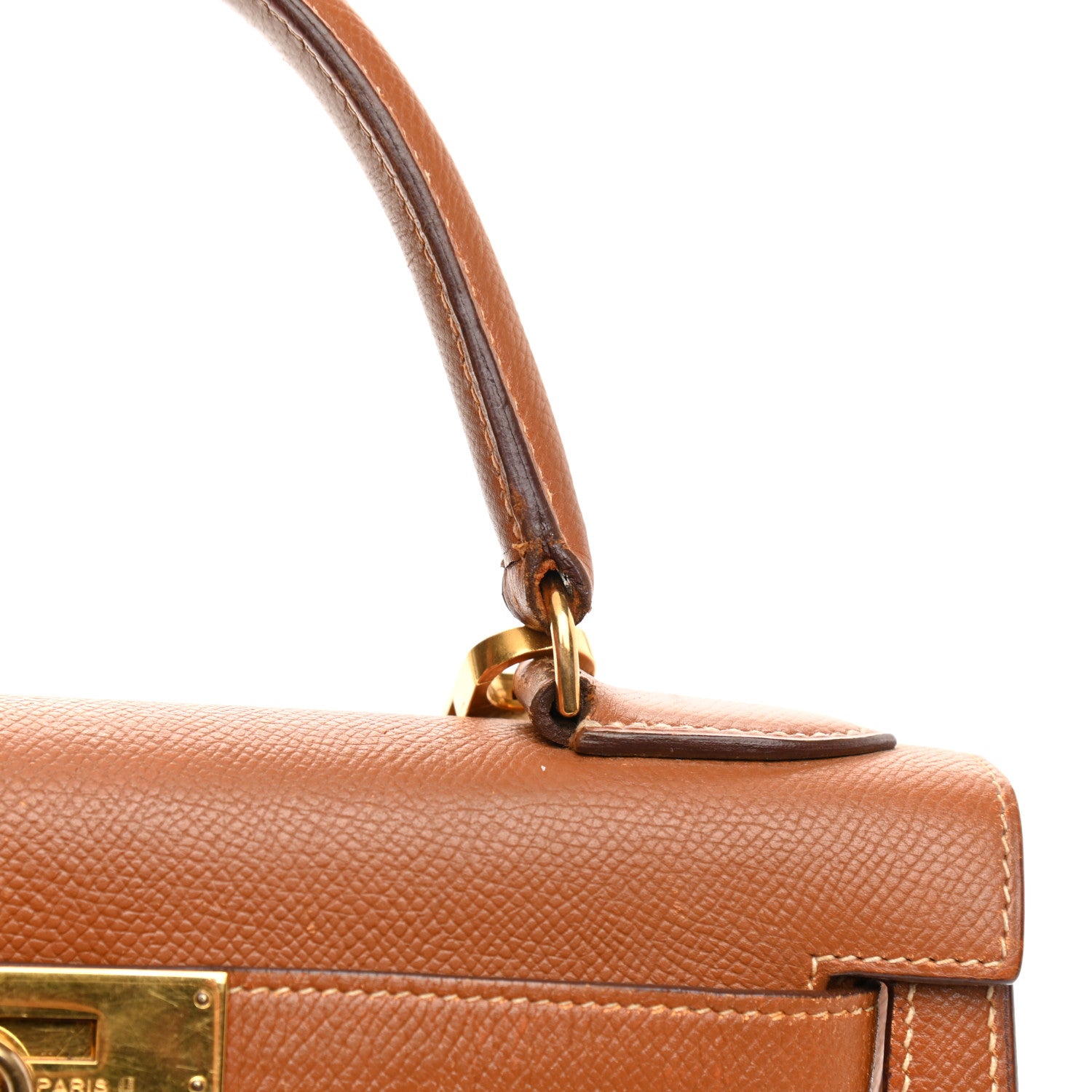 Hermes Courchevel Kelly Sellier 28 Gold 11 of 26