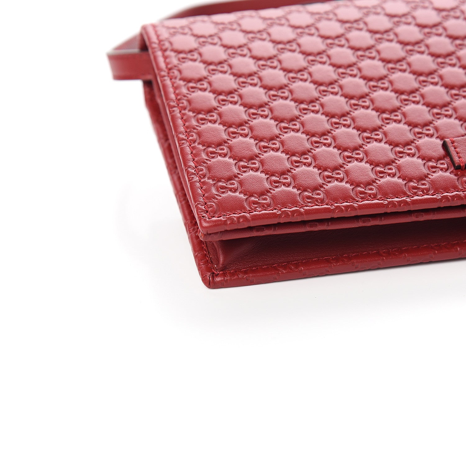 Gucci Microguccissima Crossbody Wallet Red 6 of 9