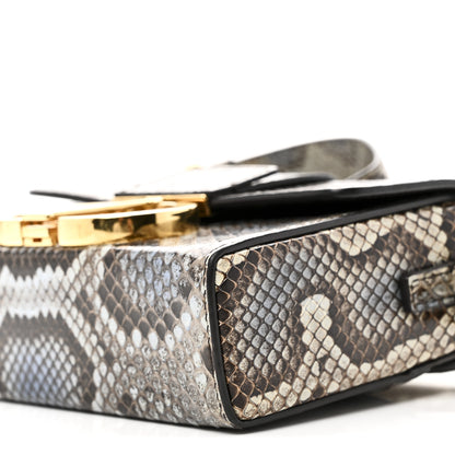 Christian Dior Snakeskin 30 Montaigne Box Bag Beige Multicolor 9 of 9