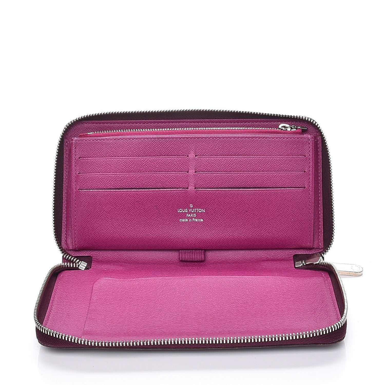 Louis Vuitton Epi Zippy Organizer Wallet Cassis 5 of 8