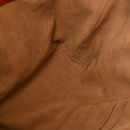 Gucci GG Supreme Monogram Tian Medium Shopping Tote Beige Multicolor Red 11 of 11