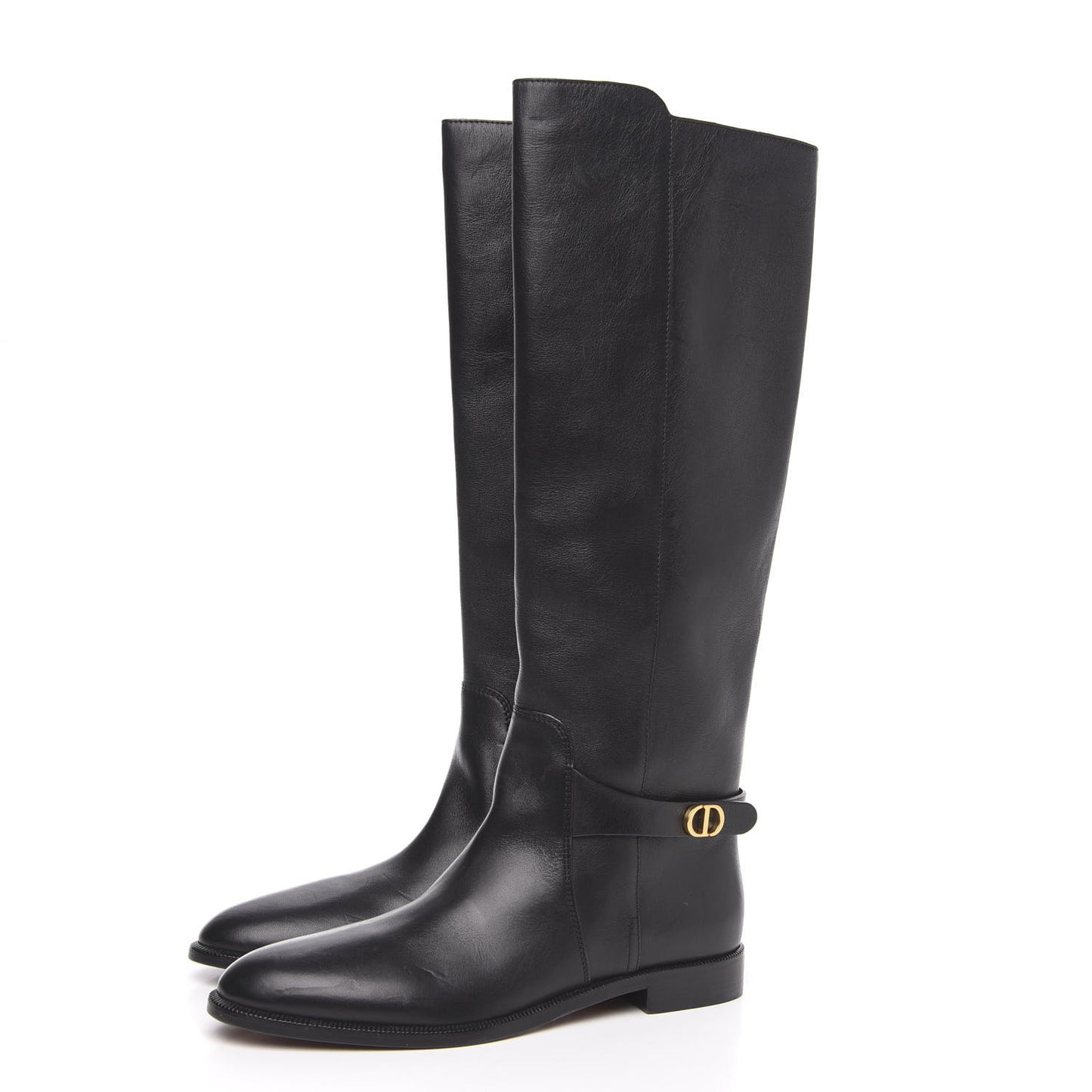 Soft Calfskin Empreinte High Boot 36 Black