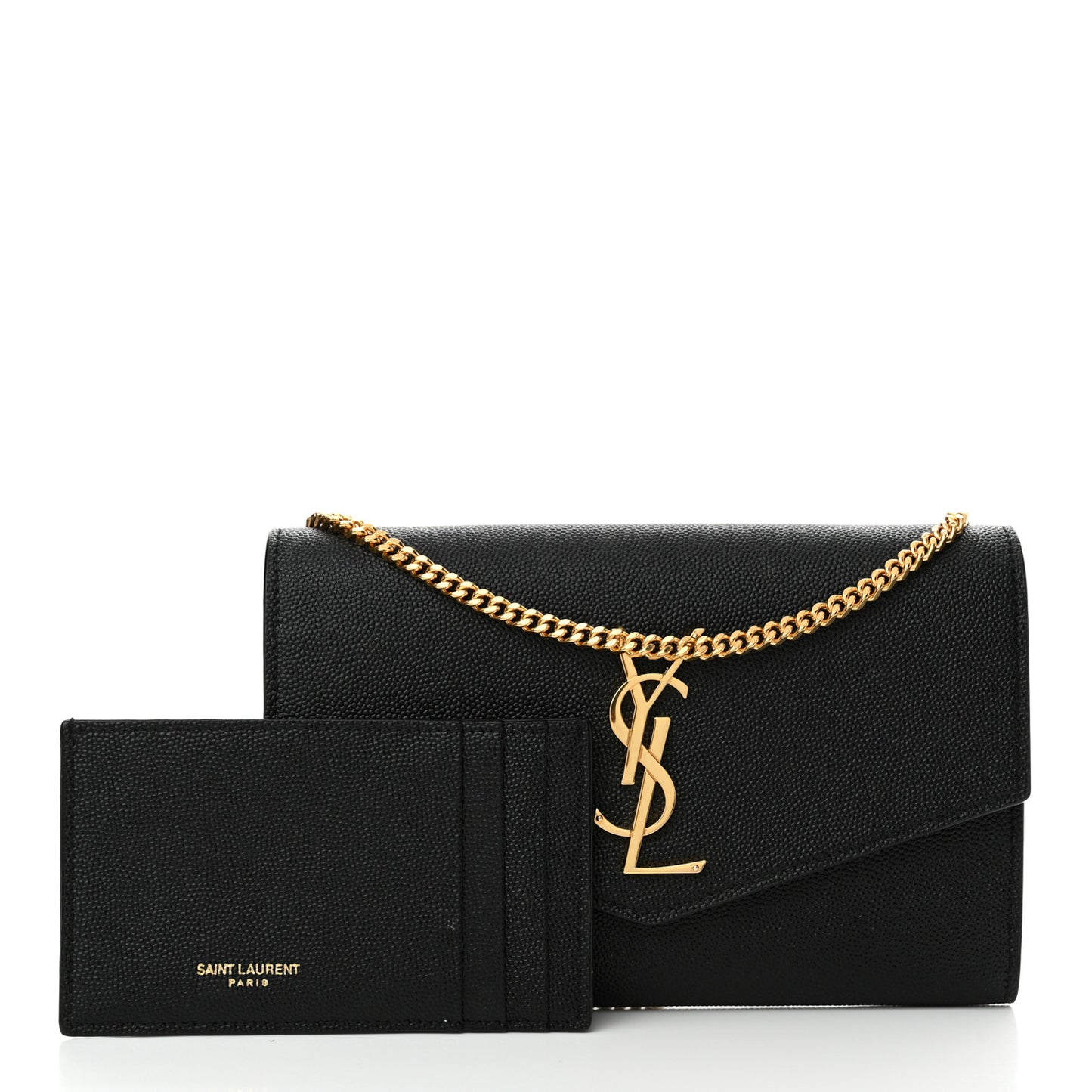 Grain de Poudre Uptown Chain Wallet Black