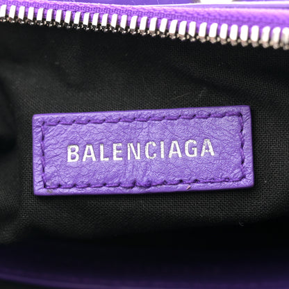 Balenciaga Agneau Arena Le Cagole Shoulder Bag XS Purple 7 of 11