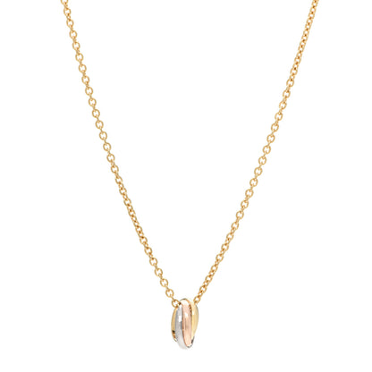 Cartier 18K Pink Yellow White Gold Baby Trinity Pendant Necklace 1 of 6