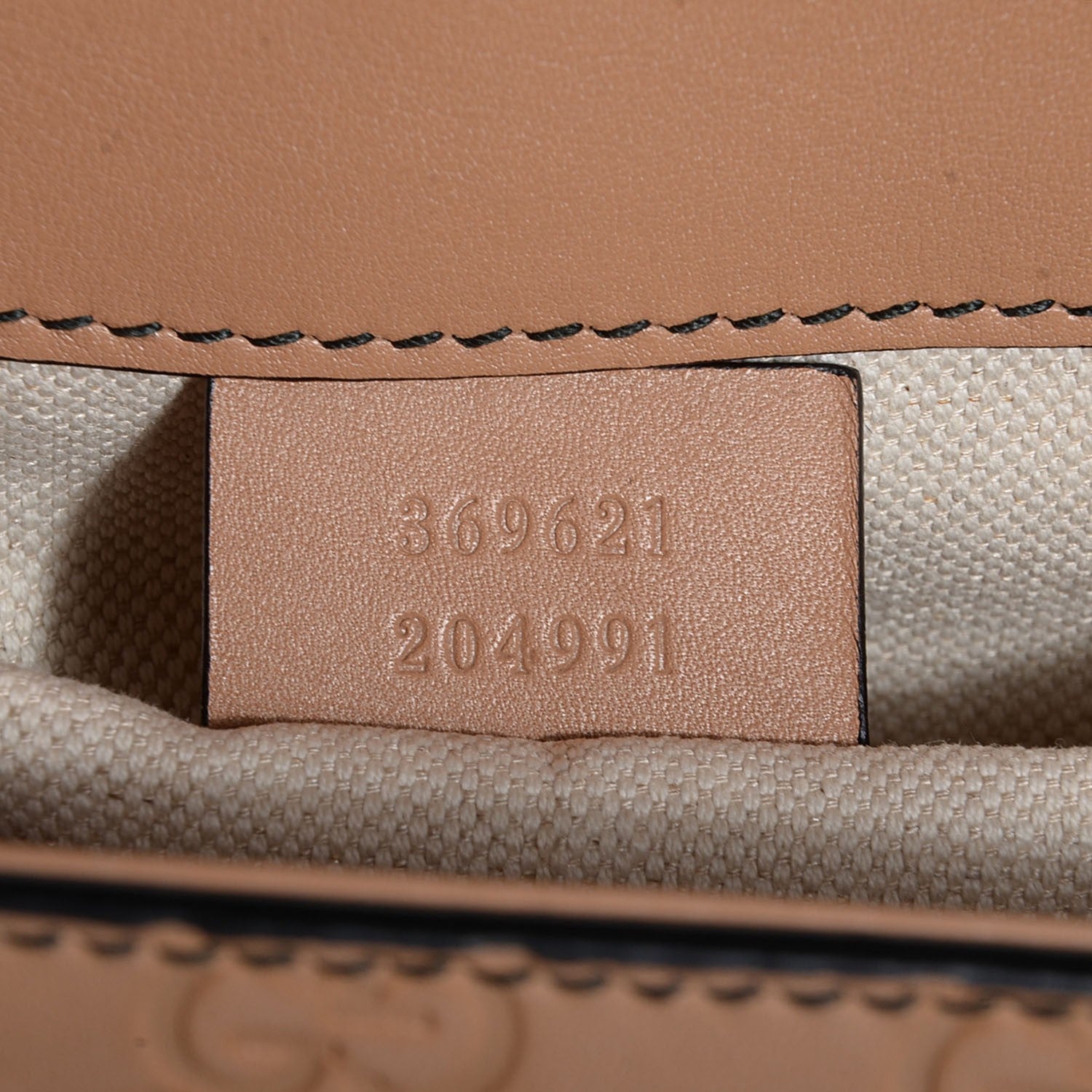 Gucci Guccissima Small Emily Chain Shoulder Bag Camelia 7 of 8