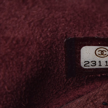 Chanel Calfskin Nude 2.55 Medals Reissue 226 Flap Black Grey Burgundy 7 of 10