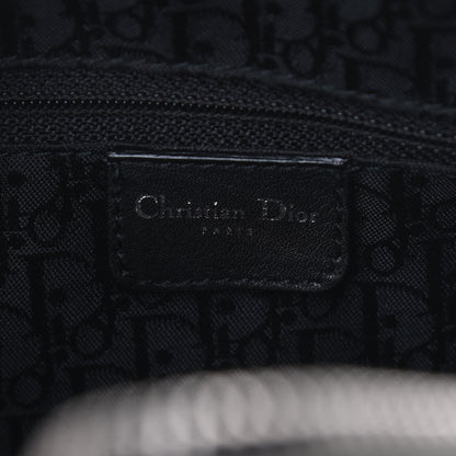Christian Dior Silk Jersey Crystal Hardcore Bowler Bag Grey Black 6 of 15