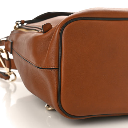 Chloe Suede Calfskin Small Faye Backpack Tan 7 of 8