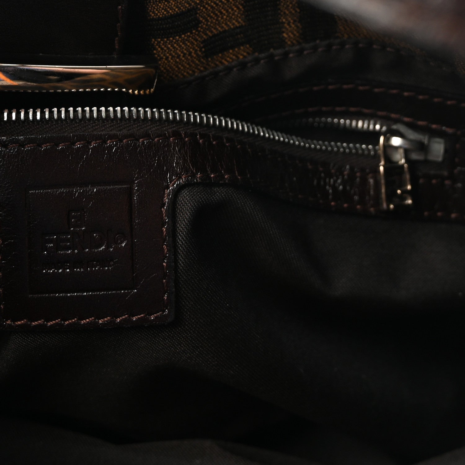Fendi Zucca Hobo Tobacco 6 of 9