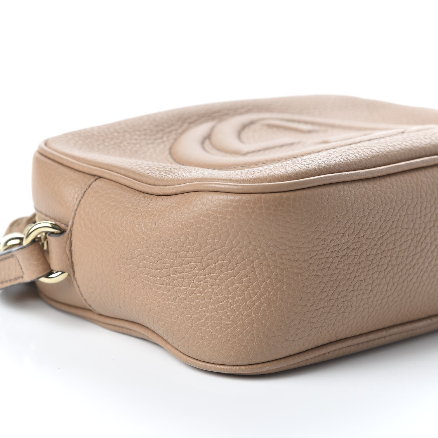 Gucci Pebbled Calfskin Small Soho Disco Bag Rose Beige 6 of 10