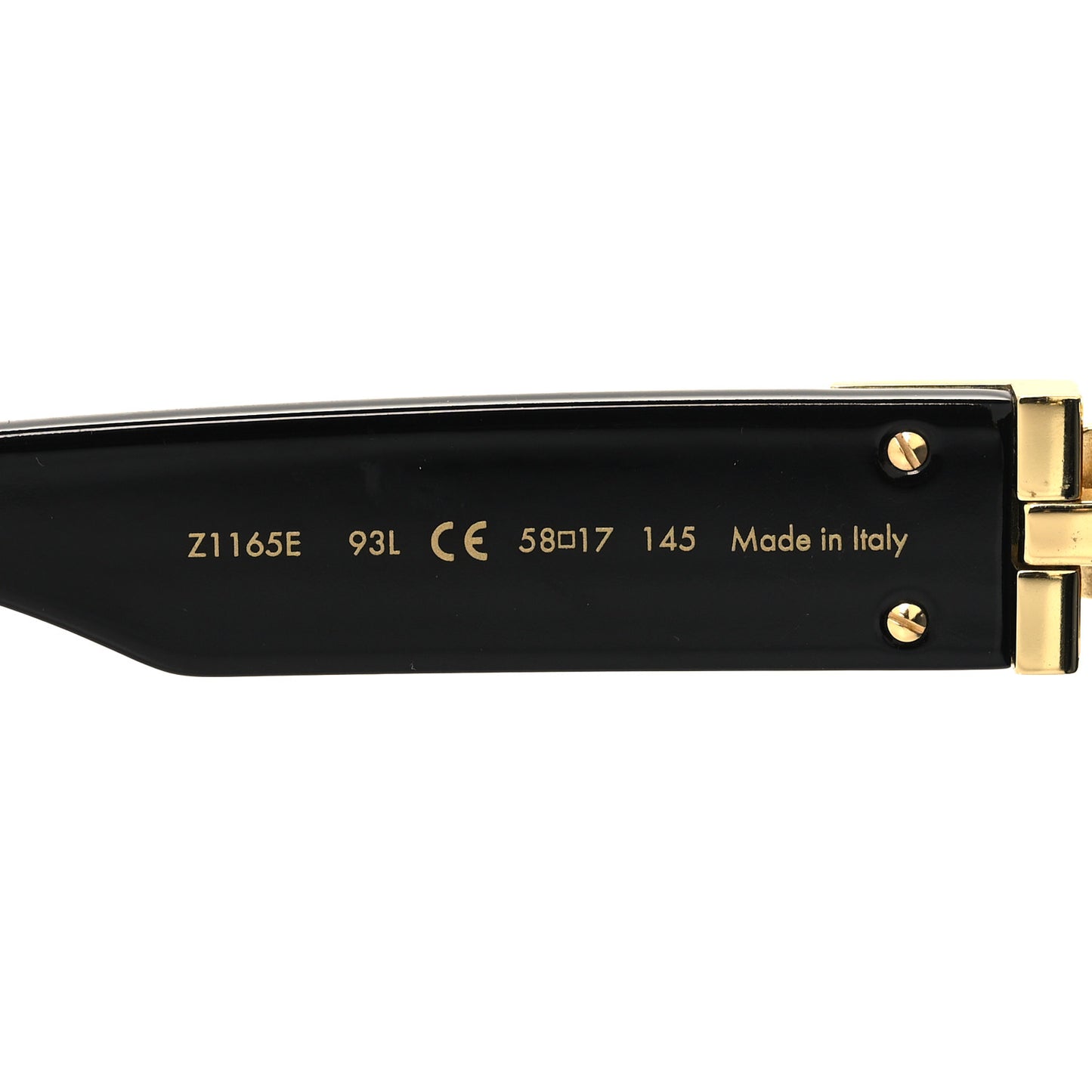 Acetate 1.1 Millionaires Sunglasses Z1165E Black