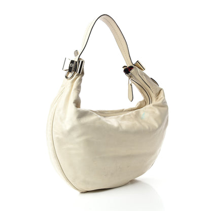 Gucci Calfskin Duchessa Hobo Off White 3 of 15
