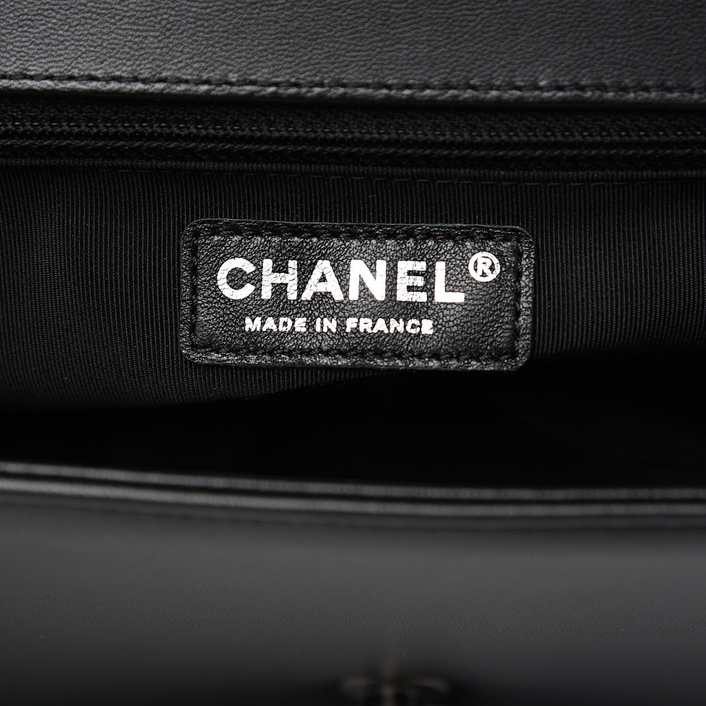Lambskin Quilted New Medium Boy Flap Black