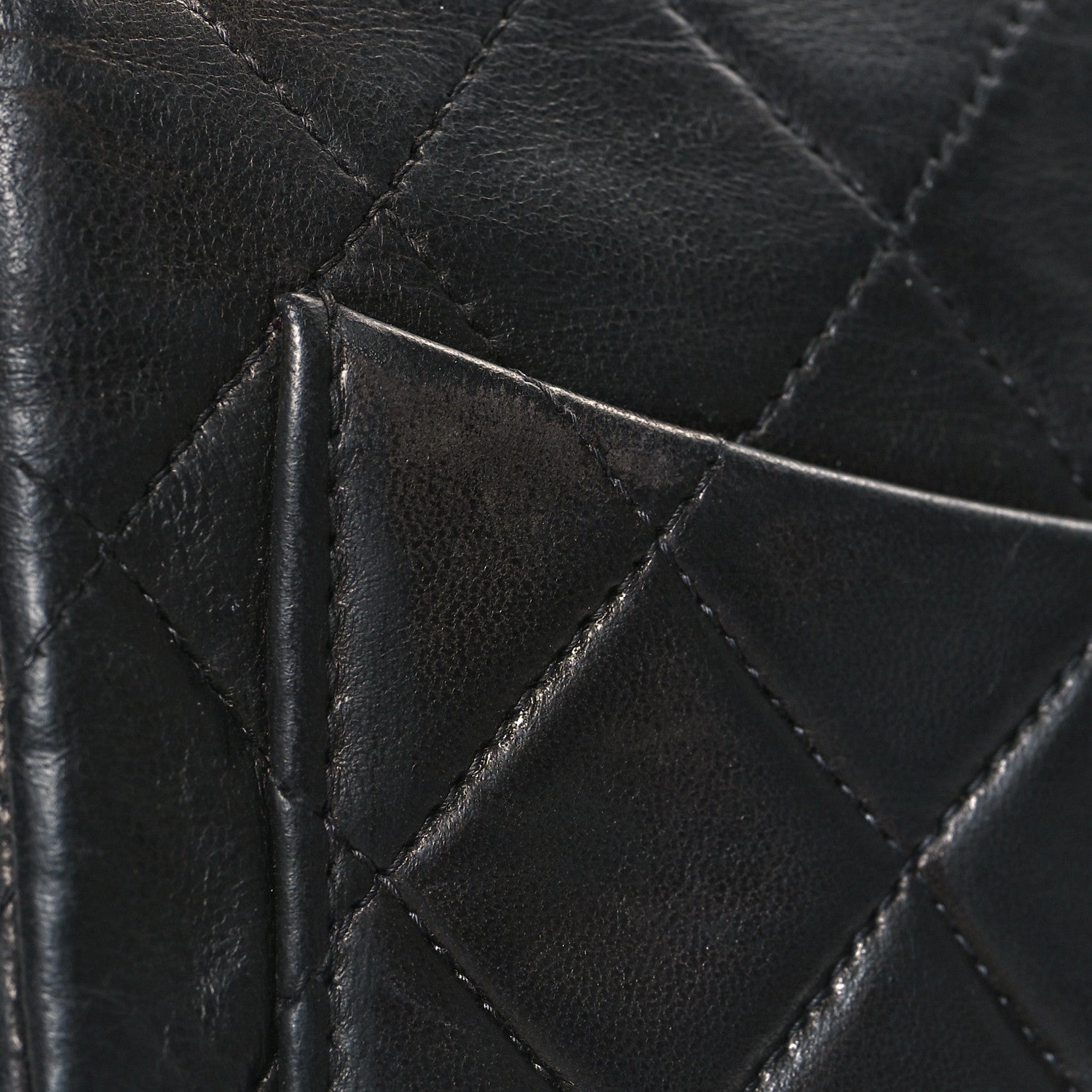 Chanel Lambskin Quilted Mini Square Flap Bag Black 15 of 16