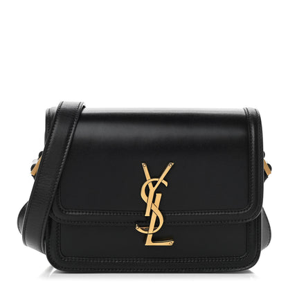 Saint Laurent Smooth Calfskin Small Solferino Satchel Black 2 of 17