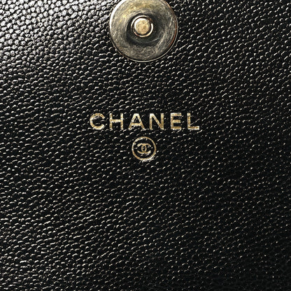 Chanel Caviar Quilted CC Airpods Pro and Phone Case With Chain Black 6 of 10