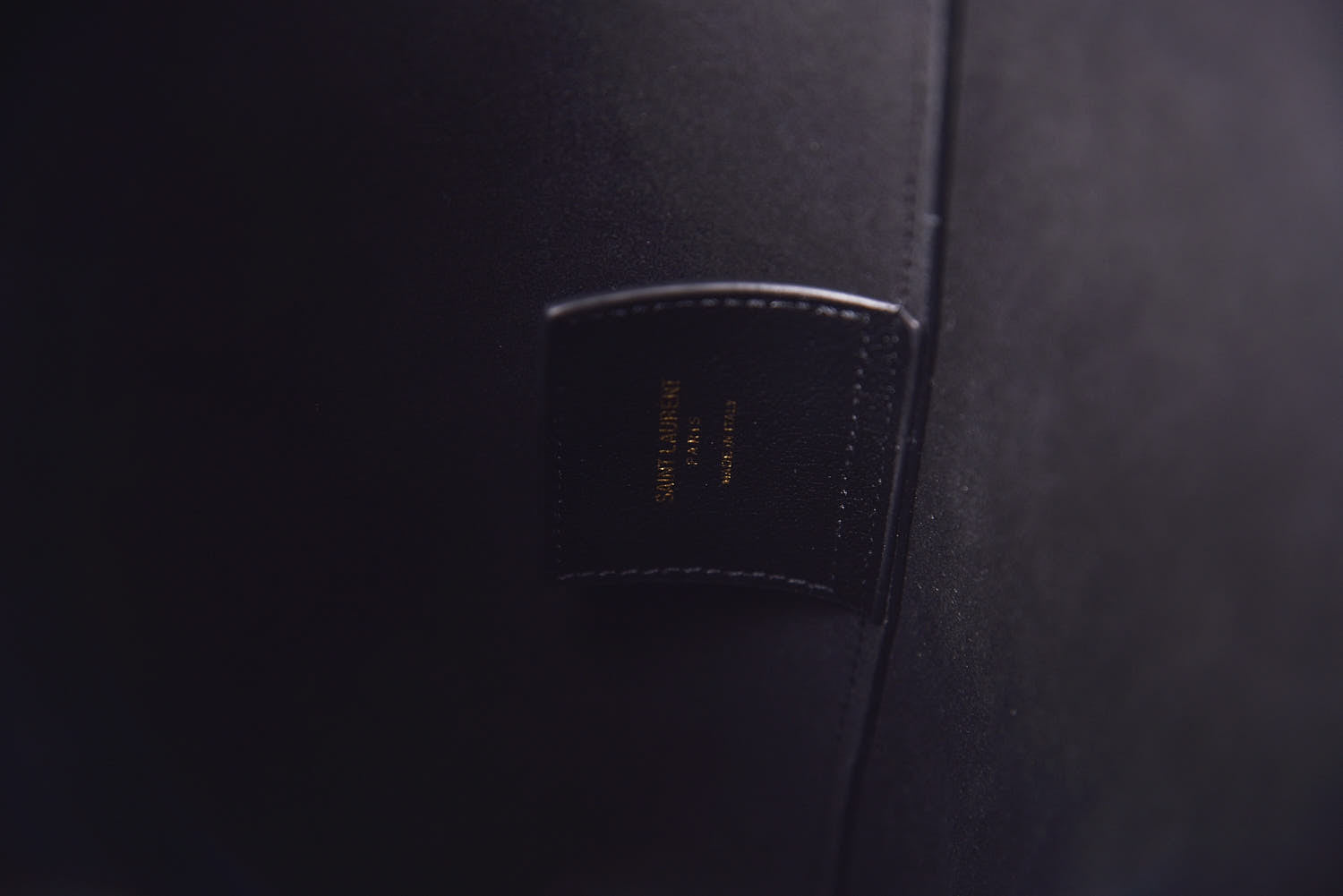 Saint Laurent Calfskin Toy Shopping Tote Black 6 of 9