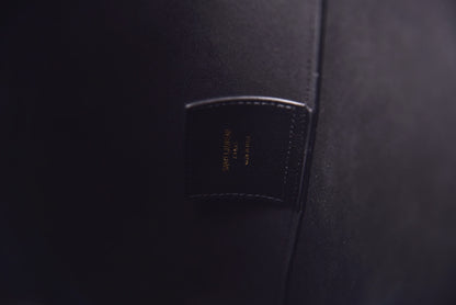 Saint Laurent Calfskin Toy Shopping Tote Black 6 of 9