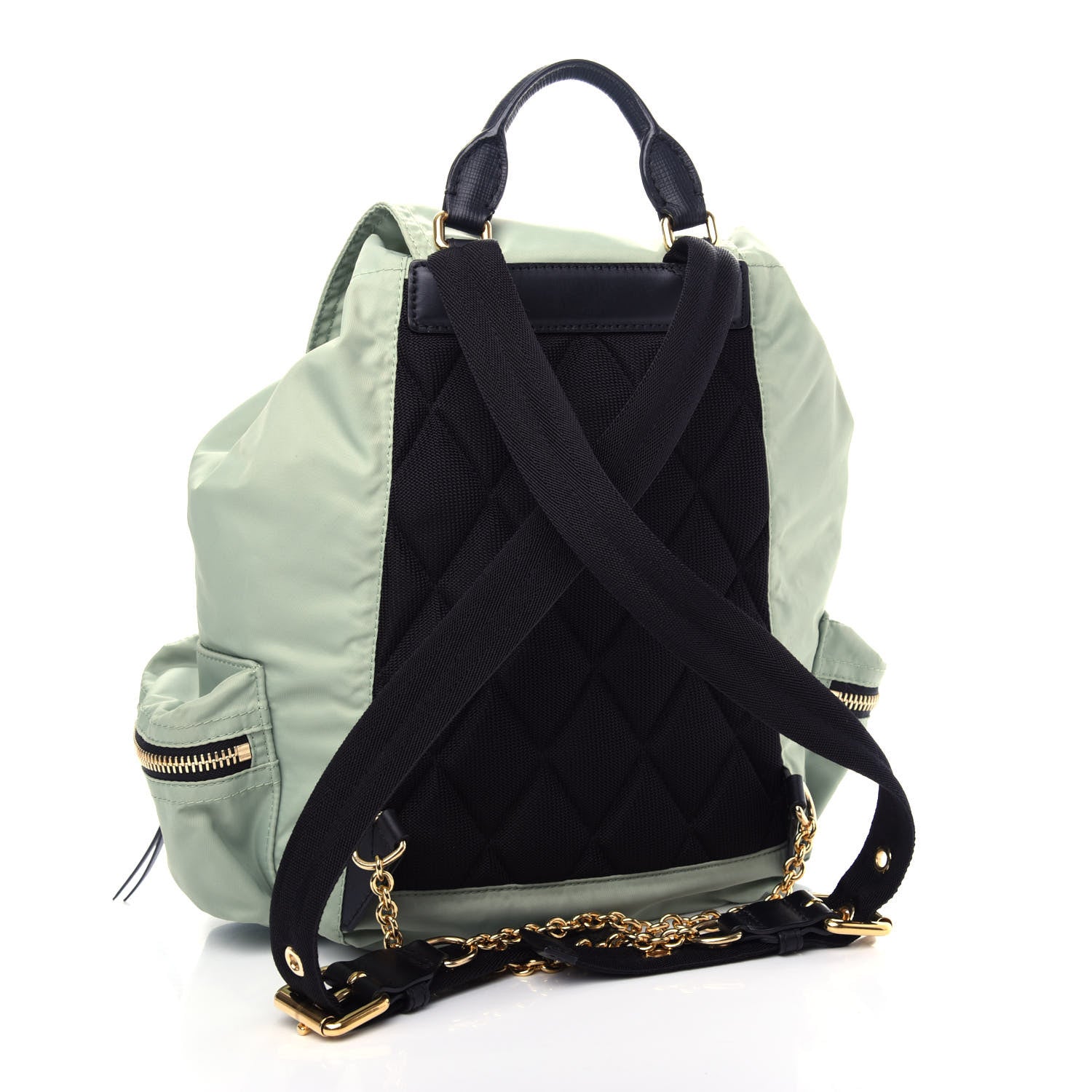Burberry Nylon Medium Rucksack Backpack Apple Green 3 of 10