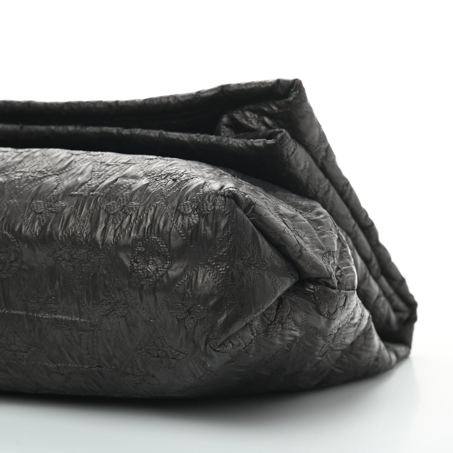 Louis Vuitton Jacquard Quilted Monogram Limelight Clutch GM Black 7 of 10