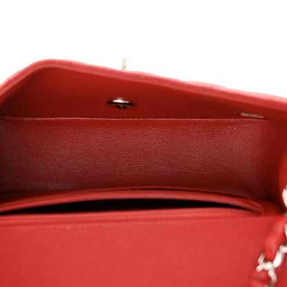 Chanel Caviar Quilted Mini Rectangular Flap Red 5 of 10