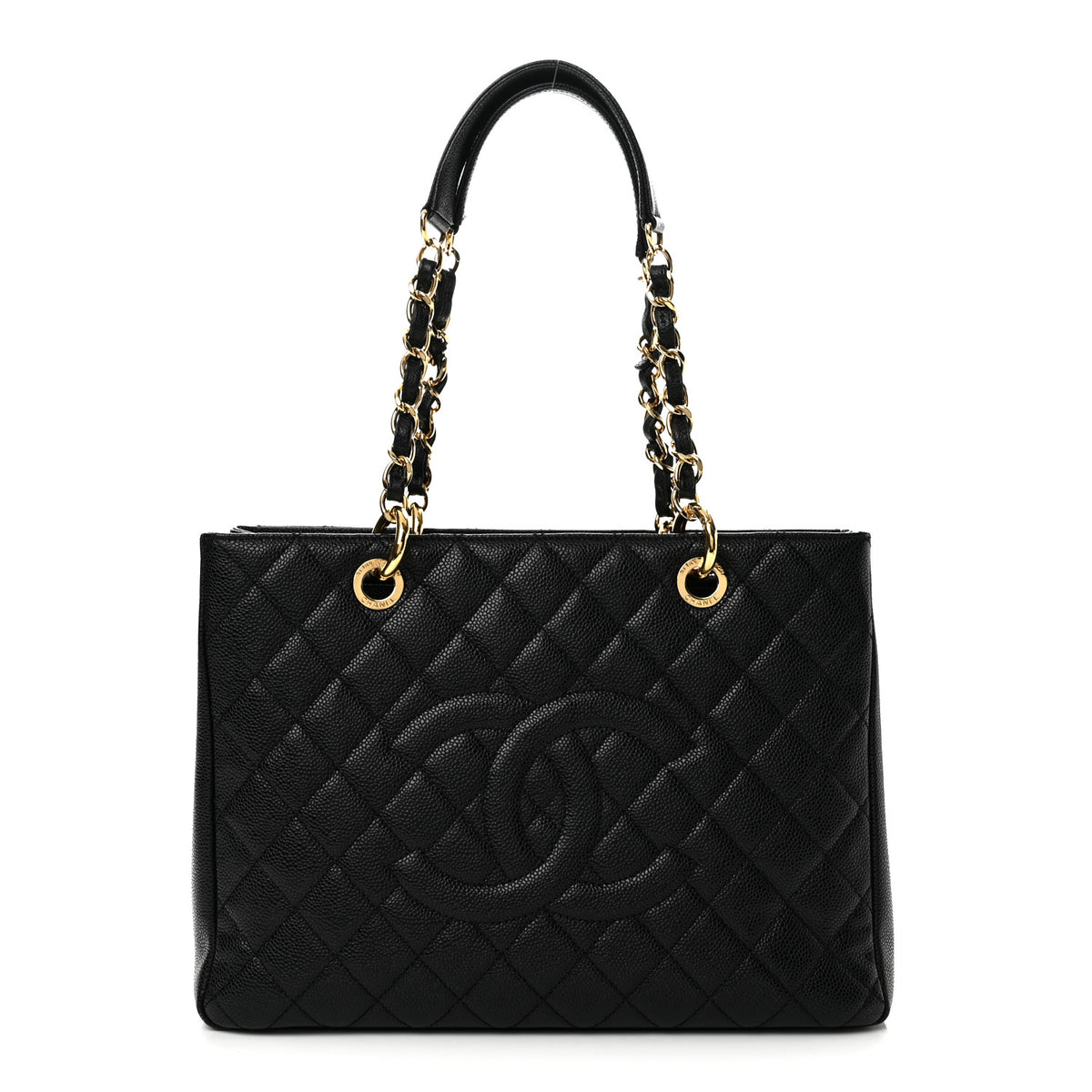 Chanel Caviar Quilted Grand Shopping Tote GST Black 1 of 14