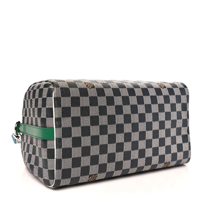 Louis Vuitton Damier Speedy Bandouliere 30 Black White 3 of 8