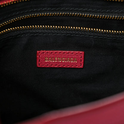 Balenciaga Chevre Gold Metallic Edge Hardware S City Rouge Grenat 6 of 9