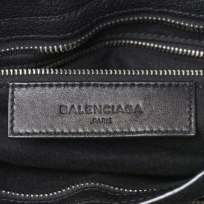 Balenciaga Chevre Silver Metallic Edge Hardware City Black 6 of 8