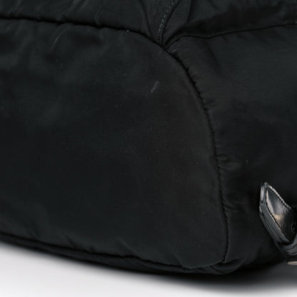 Prada Nylon Vela Medium Cinch Backpack Black 8 of 15