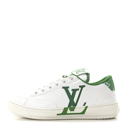 Louis Vuitton Calfskin Womens Charlie Sneaker 40 White Green 1 of 8