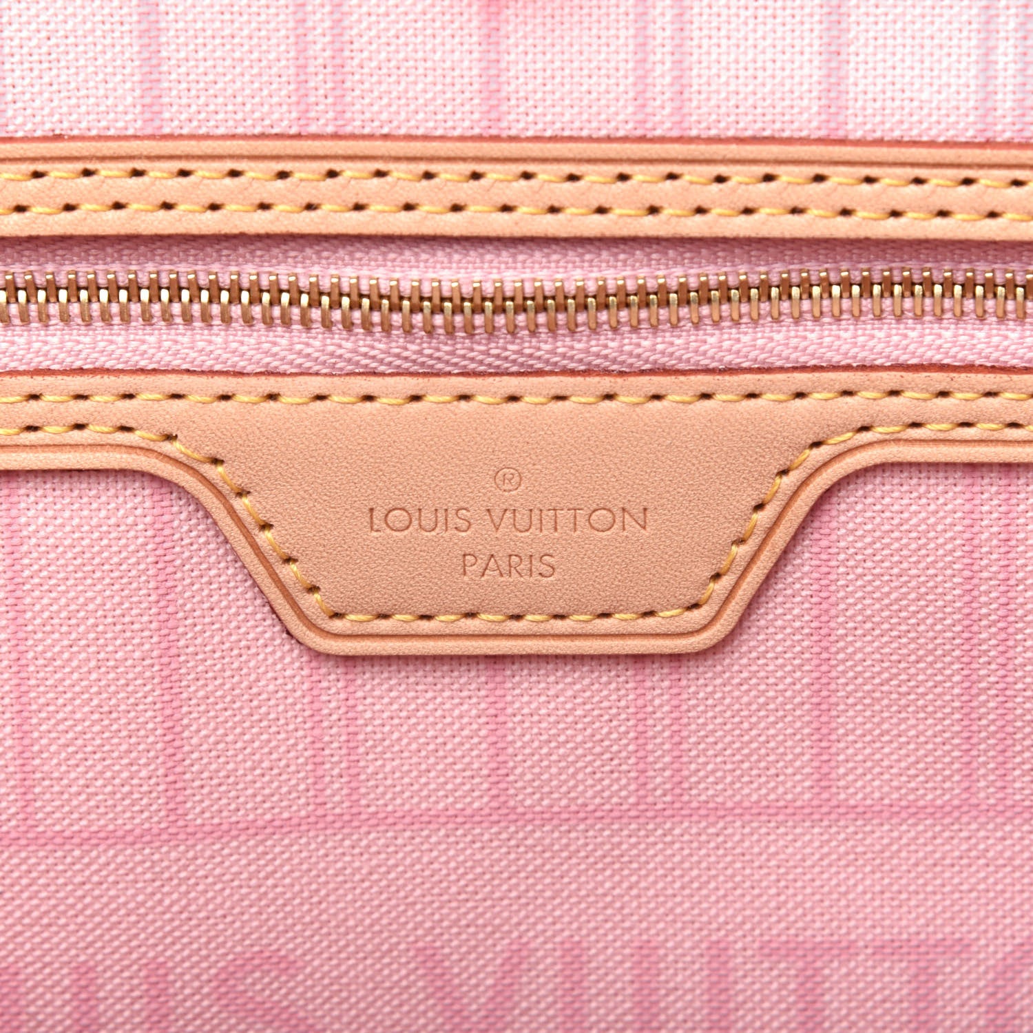 Louis Vuitton Damier Azur Neo Neverfull MM Rose Ballerine 6 of 12