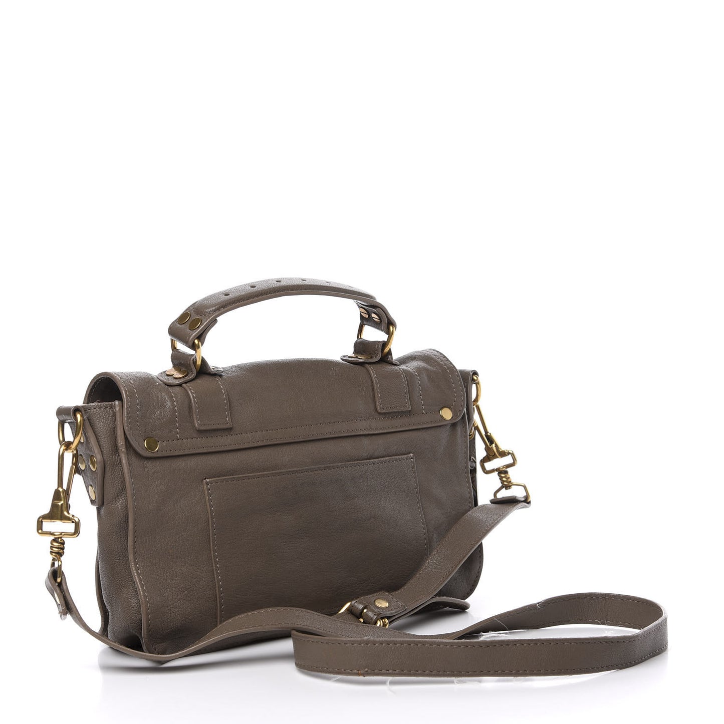 Lambskin Tiny PS1 Satchel Smoke