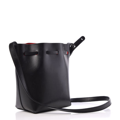 Mansur Gavriel Calfskin Mini Mini Bucket Bag Black Flamma 3 of 7
