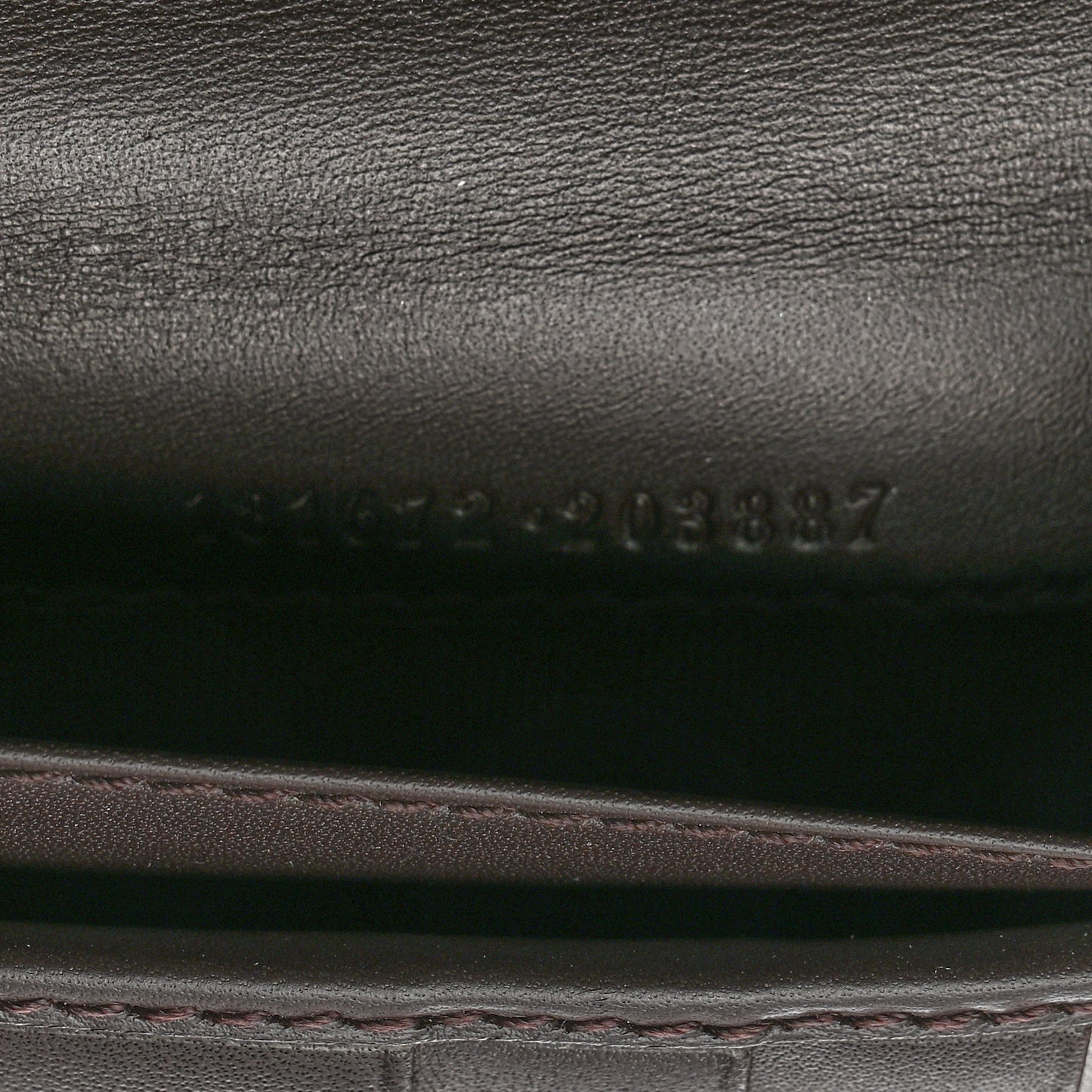 Monogram Calfskin Ladies Web Continental Wallet Beige Ebony Cocoa