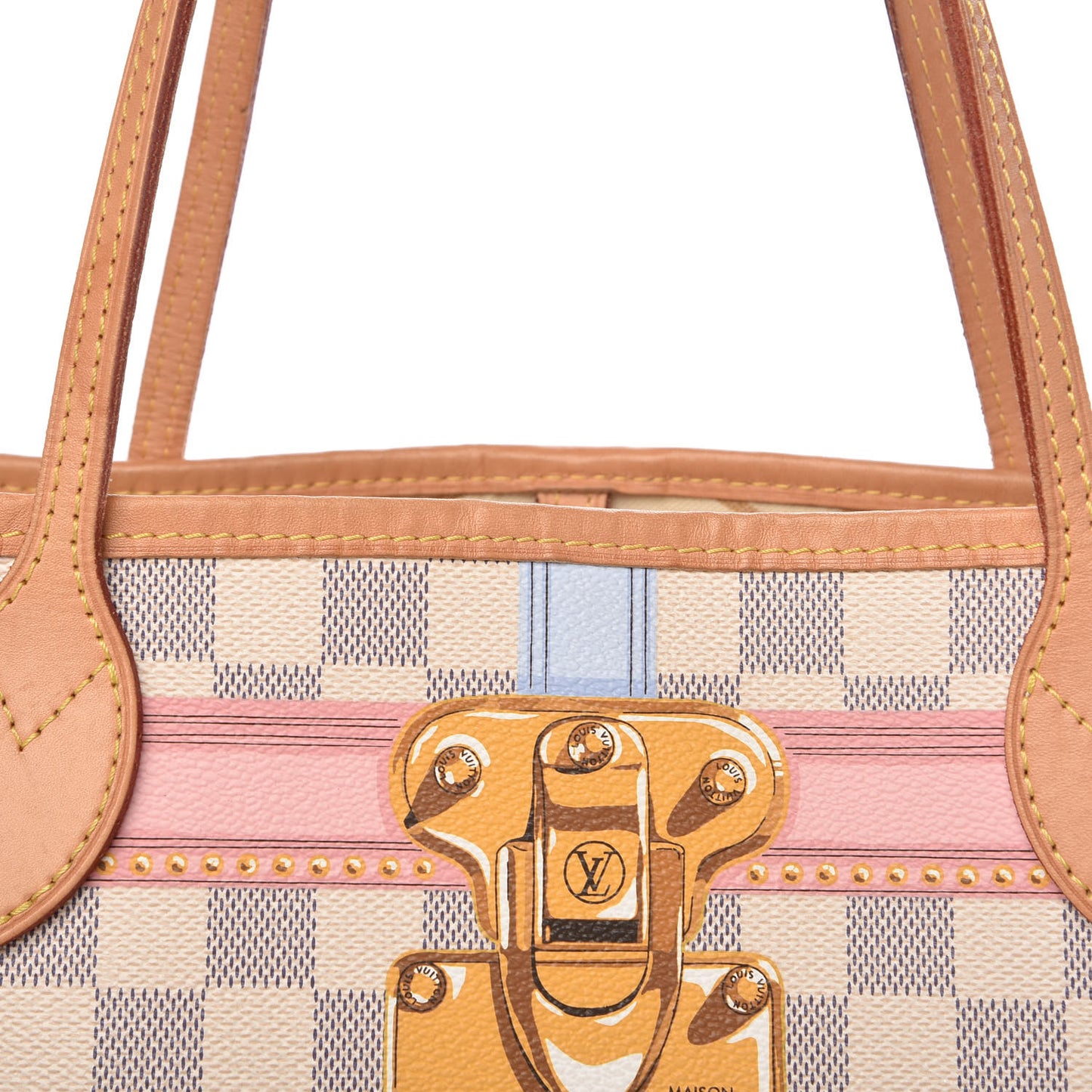 Damier Azur Summer Trunks Neo Neverfull MM