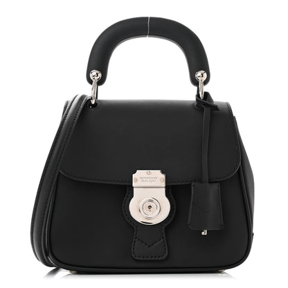 Burberry Trench Calfskin Small DK88 Top Handle Bag Black 1 of 12