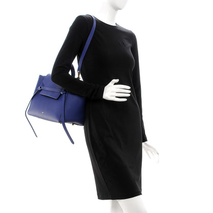 Celine Grained Calfskin Mini Belt Bag Indigo 2 of 7