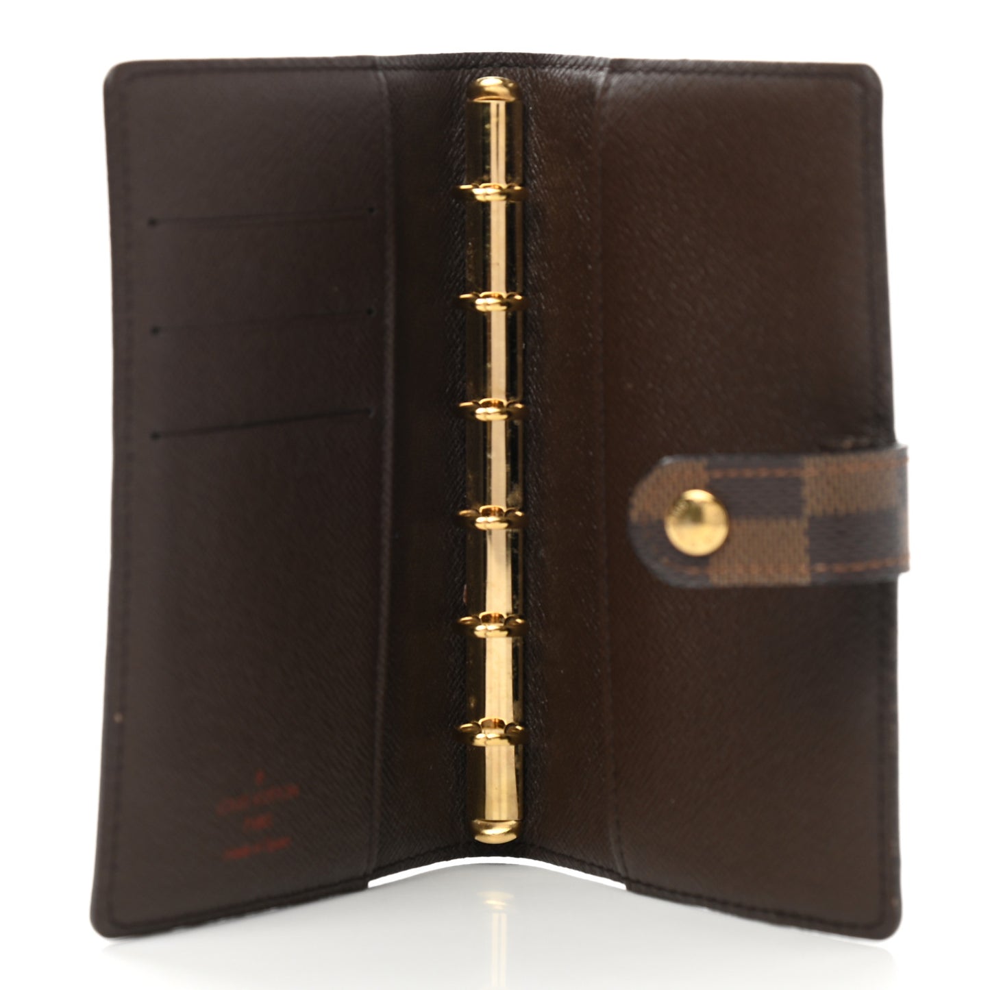 Damier Ebene Small Ring Agenda Cover