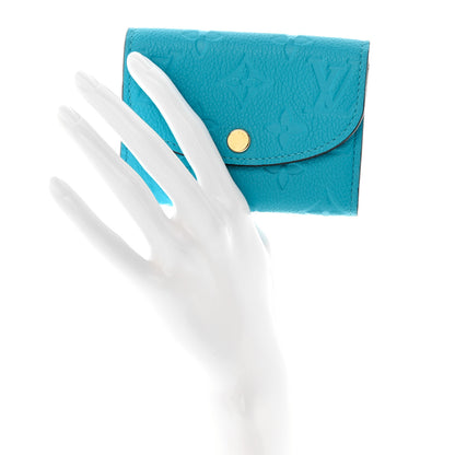 Louis Vuitton Empreinte Rosalie Coin Purse Turquoise 2 of 7