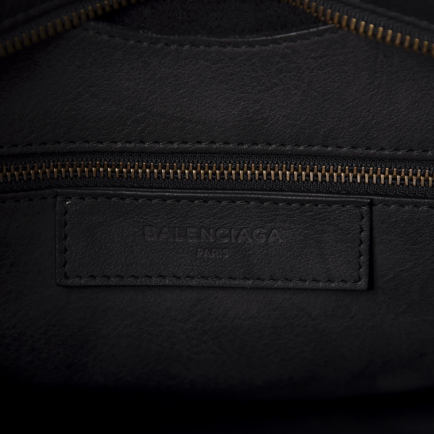 Balenciaga Veau Soyeux Perforated Blackout Hardware City Black 9 of 11