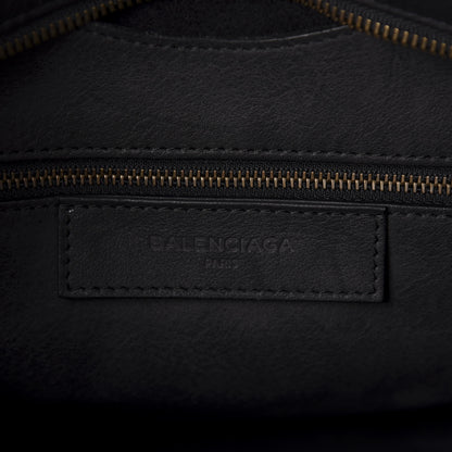 Balenciaga Veau Soyeux Perforated Blackout Hardware City Black 9 of 11