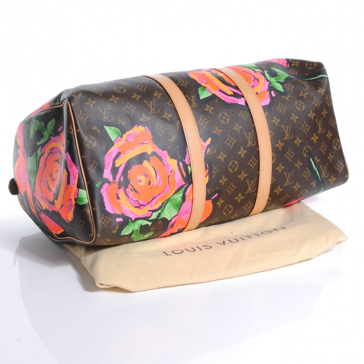 Monogram Roses Keepall 50