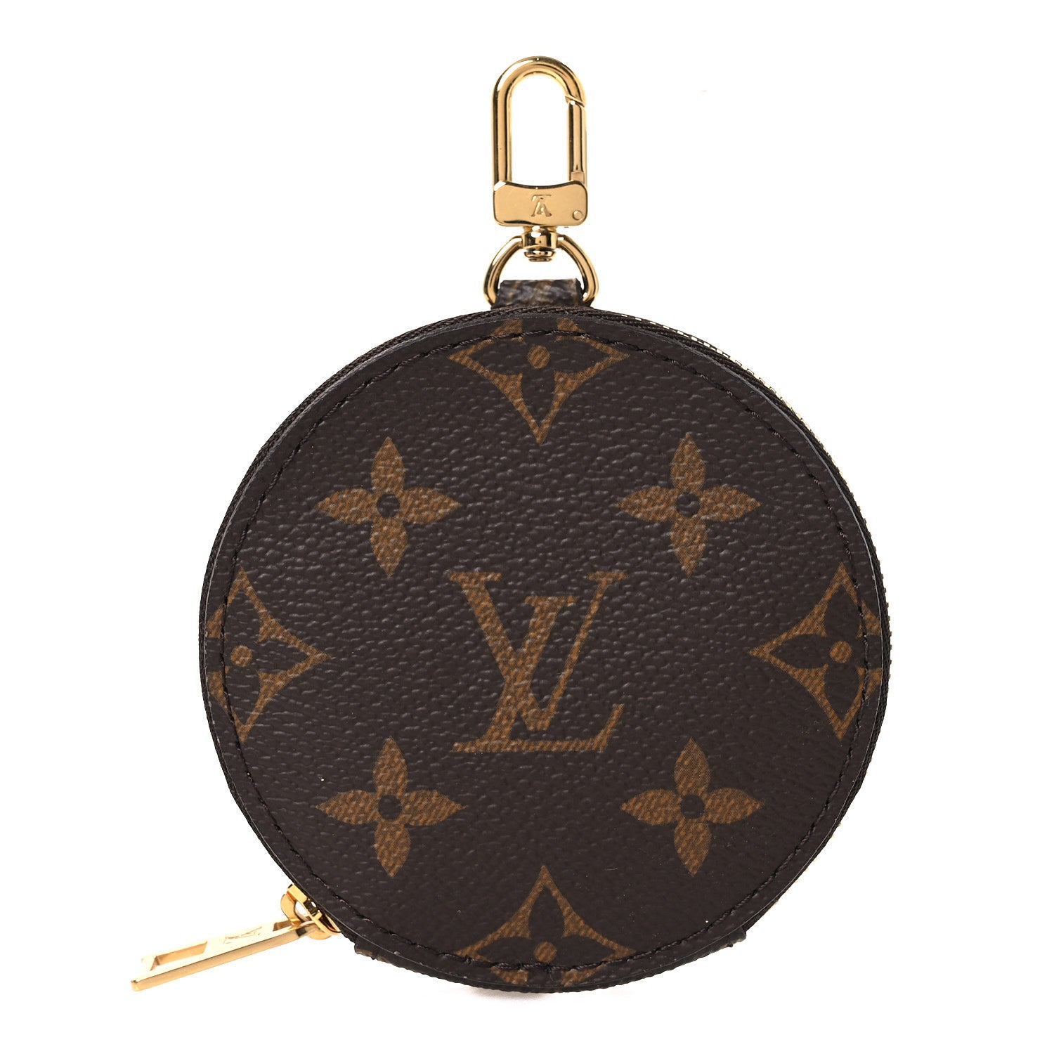 Louis Vuitton Monogram OnTheGo East West Round Coin Purse Red 1 of 6