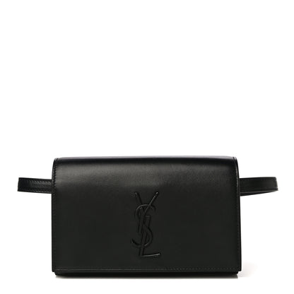 Saint Laurent Smooth Calfskin Monogram Kate Belt Bag Black 1 of 11