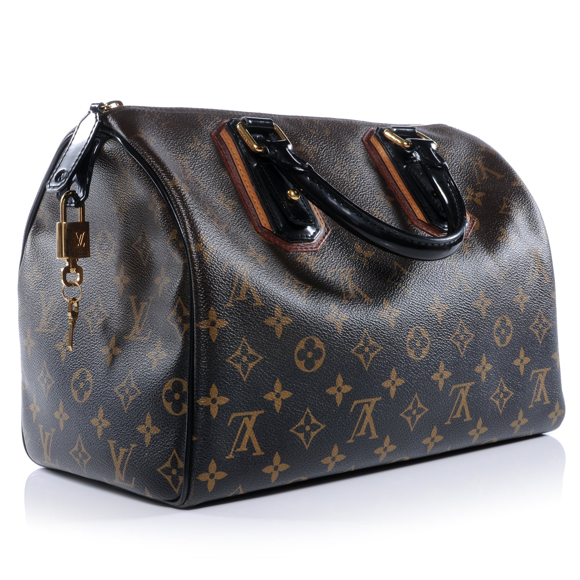Louis Vuitton Monogram Mirage Speedy 30 Black 3 of 9