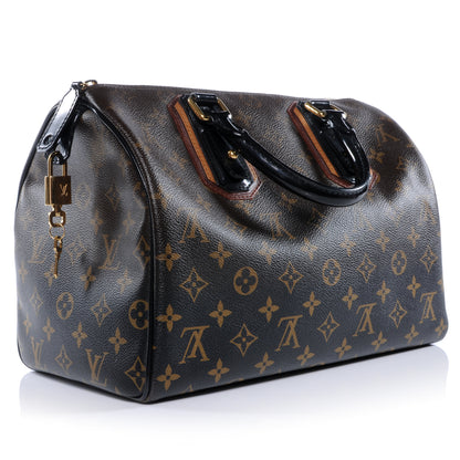 Louis Vuitton Monogram Mirage Speedy 30 Black 3 of 9